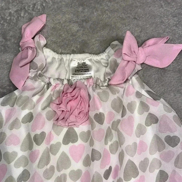 Baby Essentials - sleeveless Onesie Chiffon dress. Size 3 months - Picture 2 of 5